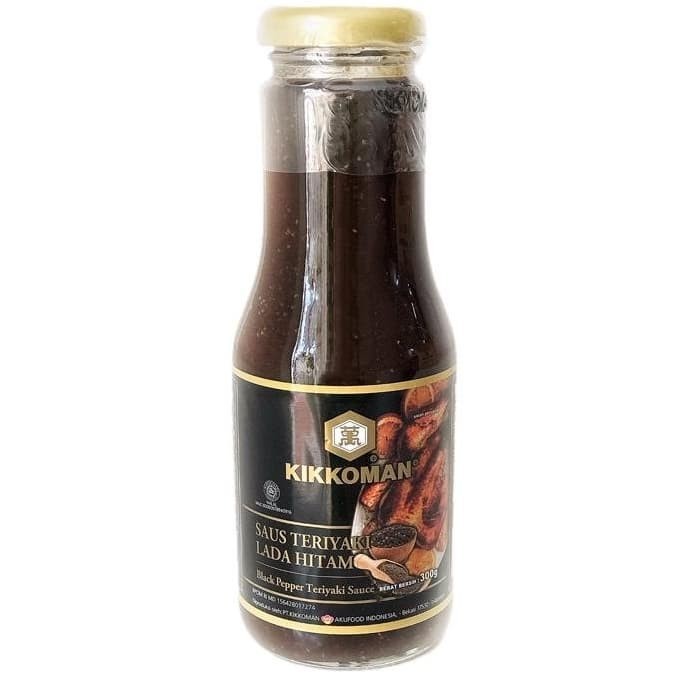 

Kikkoman Saus Teriyaki Lada Hitam Blackpepper Sauce Halal Botol 300g