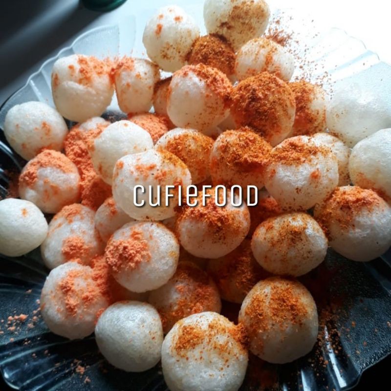 Cimol kopong mentah siap goreng enak wangi bawang - cipong jajanan bandung