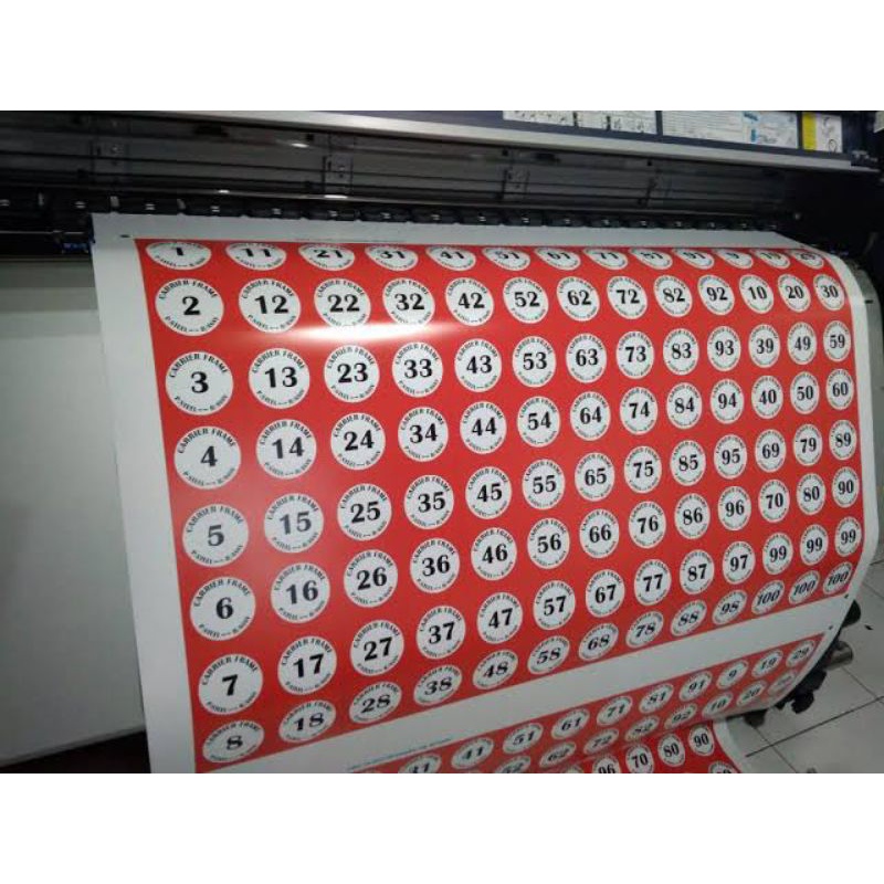 Cetak Stiker Cromo,Stiker kromo,stiker vinyl A3+, Label Makanan label Kemasan