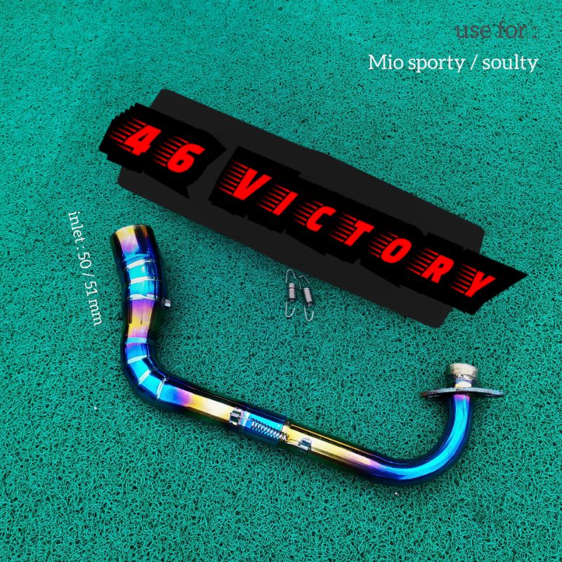 Jual Big elbow pipe for Mio sporty Mio soulty open specs stainlles material header neck pipe