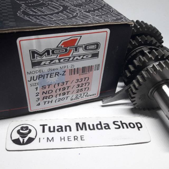 Gigi rasio moto1 yamaha jupiter z type mp1 mp2