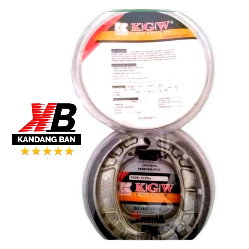 KAMPAS REM BELAKANG KGW FOR HONDA SUPRA,GRAND,LEGENDA,KHARISMA,REVO DLL