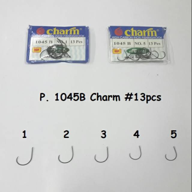 Mata Kail Pancing Udang Charm 1045 MADE IN KOREA