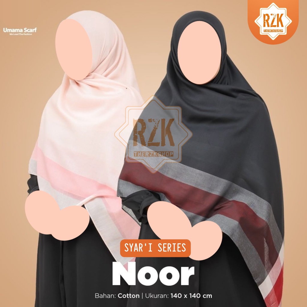 Jilbab Syari Noor by Umama | GROUP WARNA #1 | Hijab Ukuran Syari