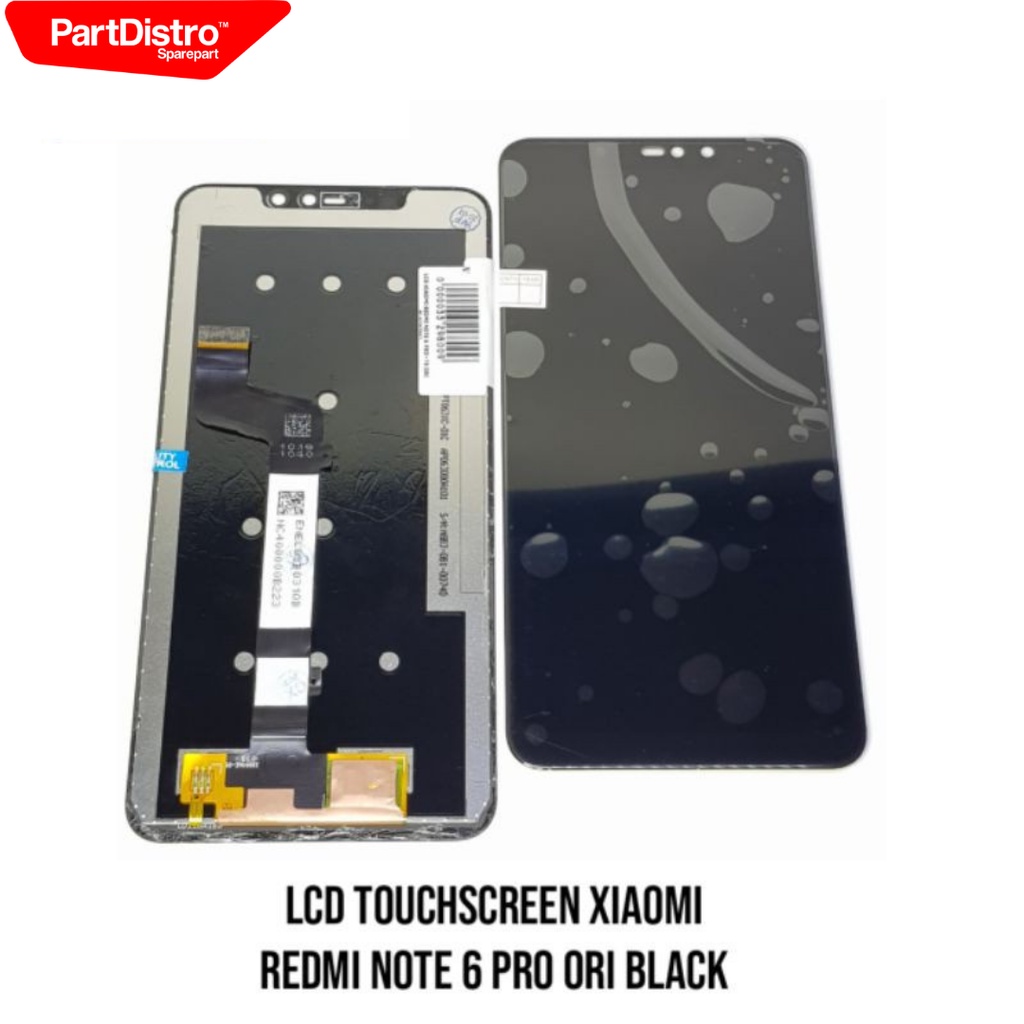 LCD REDMI NOTE 6 PRO BLACK / WHITE ORI