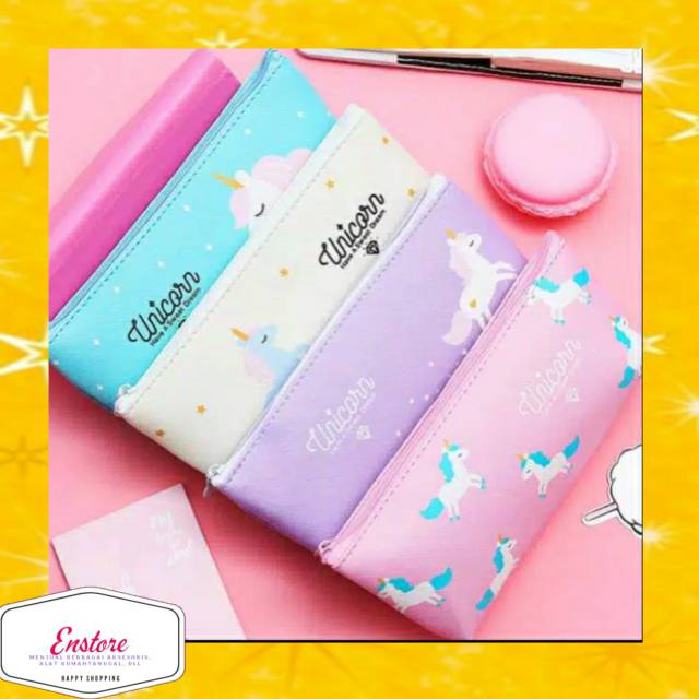 

ES002 Kotak Pensil Unicorn Bahan PU