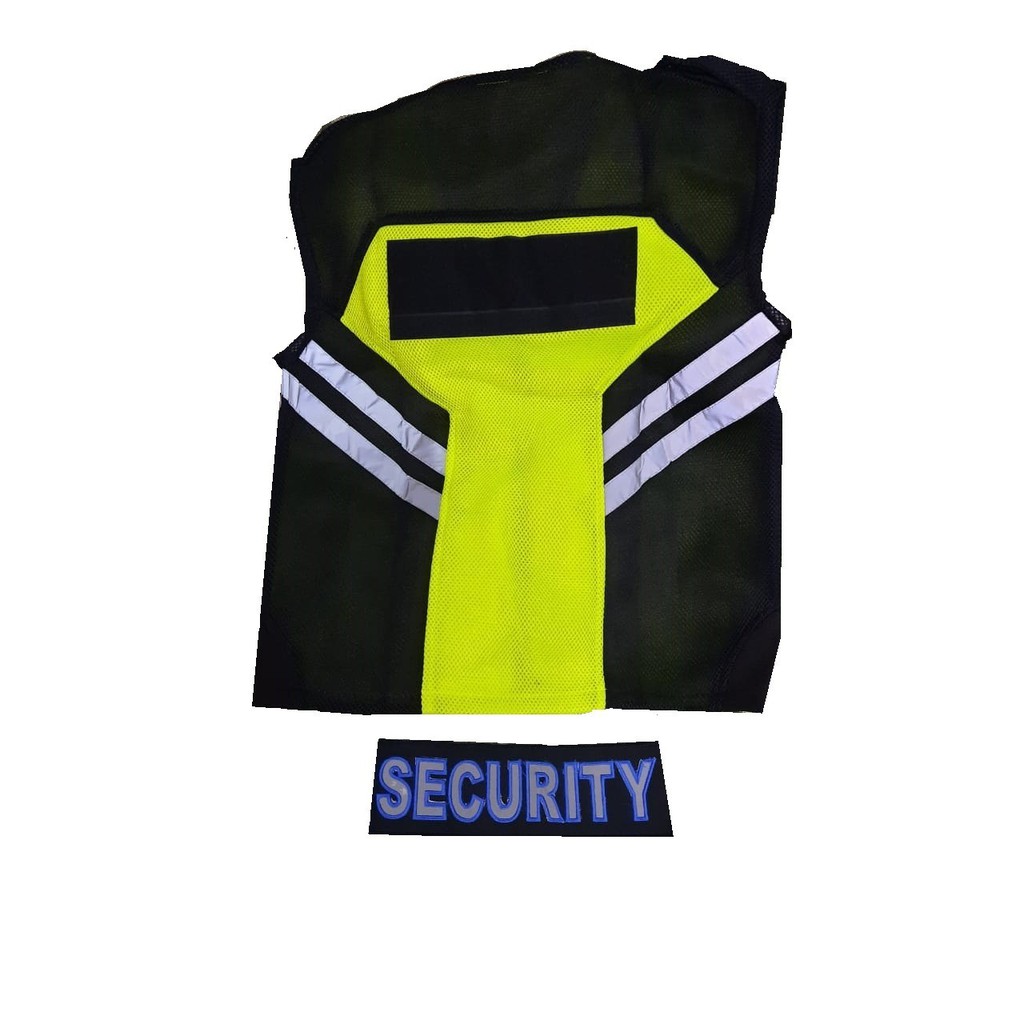 Rompi Satpam Security Bahan Double Mess DObel Mesh Tebal Berkualitas