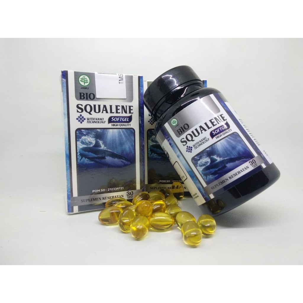 Obat Herbal Penurun Trigliserida/Kolesterol Tinggi Lemak Darah Alami Bio Squalene Original