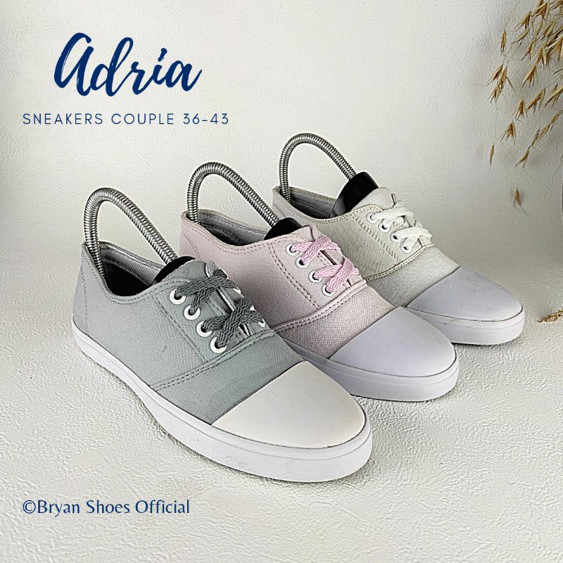 Bryan Adria Sneakers Tali Sporty Couple Pria wanita 36-40 41 42 43 Bigsize Jumbo Oversize