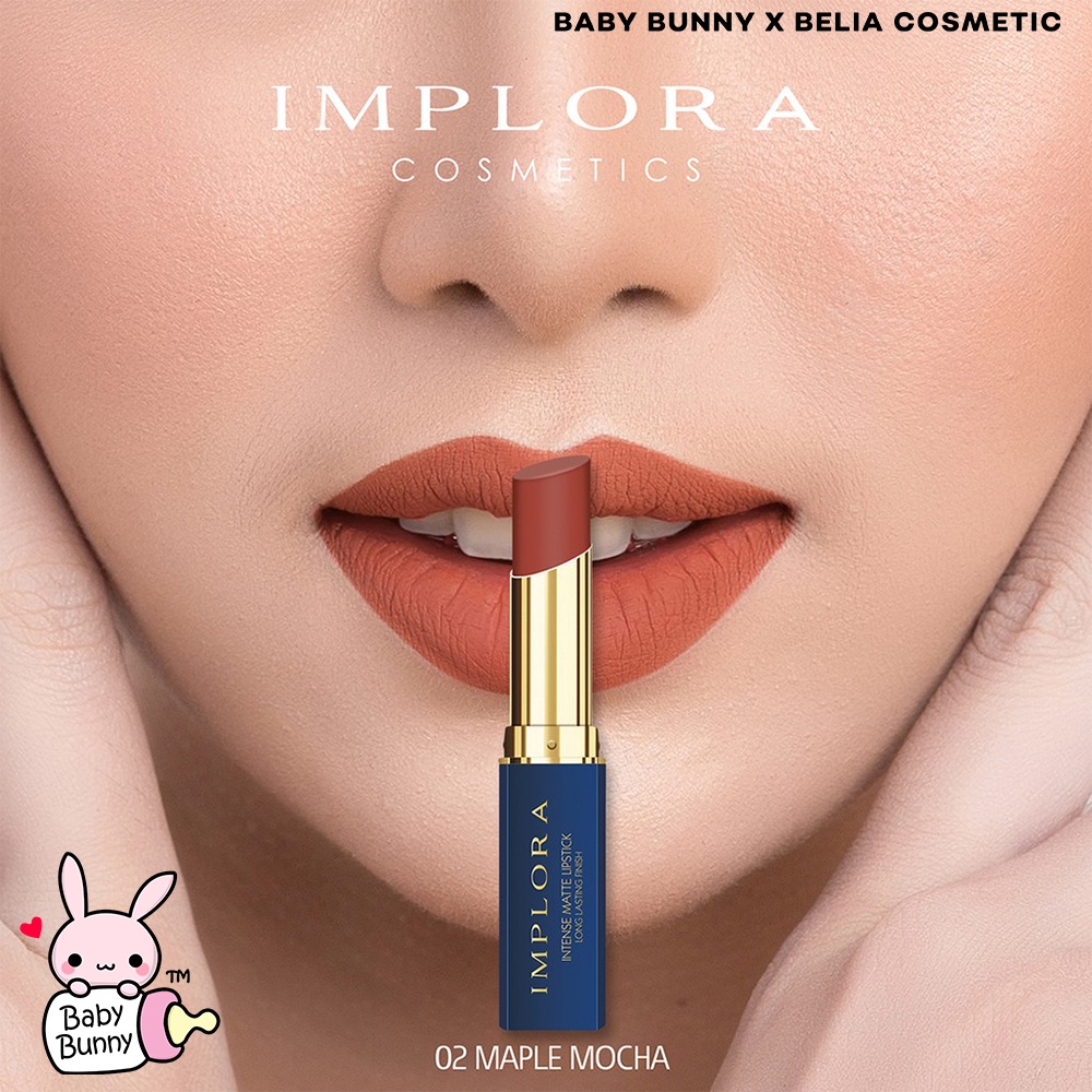 ❤ BELIA ❤ Implora (✔️BPOM) Intense Matte Lipstick Long Lasting Finish | lipstik mate implora