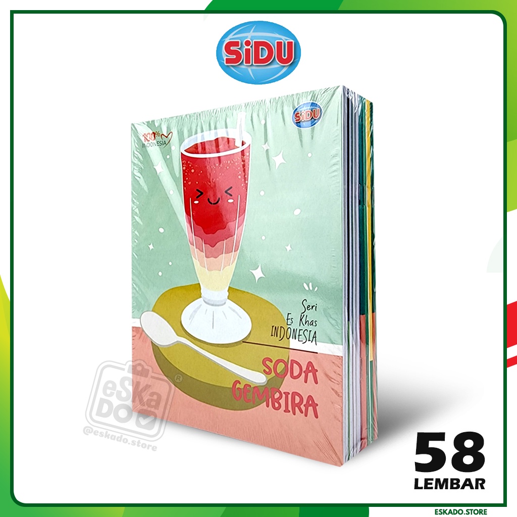 Buku Tulis SIDU 58 / Sinar Dunia 58 Lembar