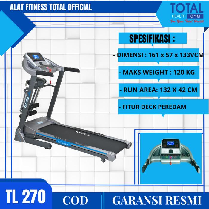 Sppedo Treadmill Elektrik 2 Hp Tl270 | Treadmil Elektric Tl-270 Murah