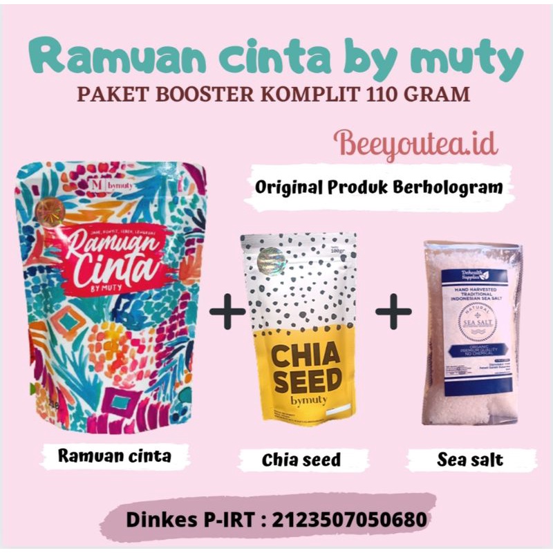 Ramuan cinta ramuan cinta by muty (booster lengkap 110 gram)