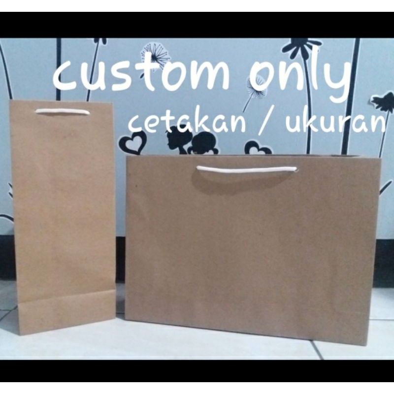 

paperbag Custom ukuran / cetak