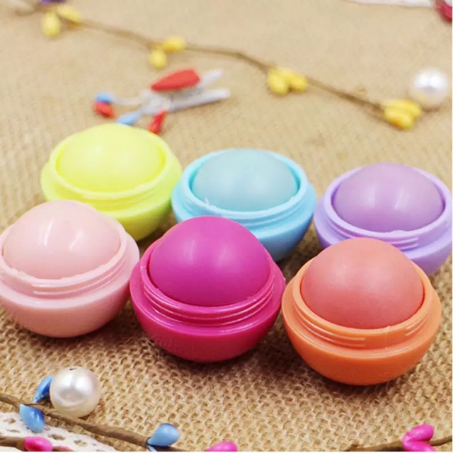 Lip Balm Round Ball Lipbalm Bola Shopee Indonesia