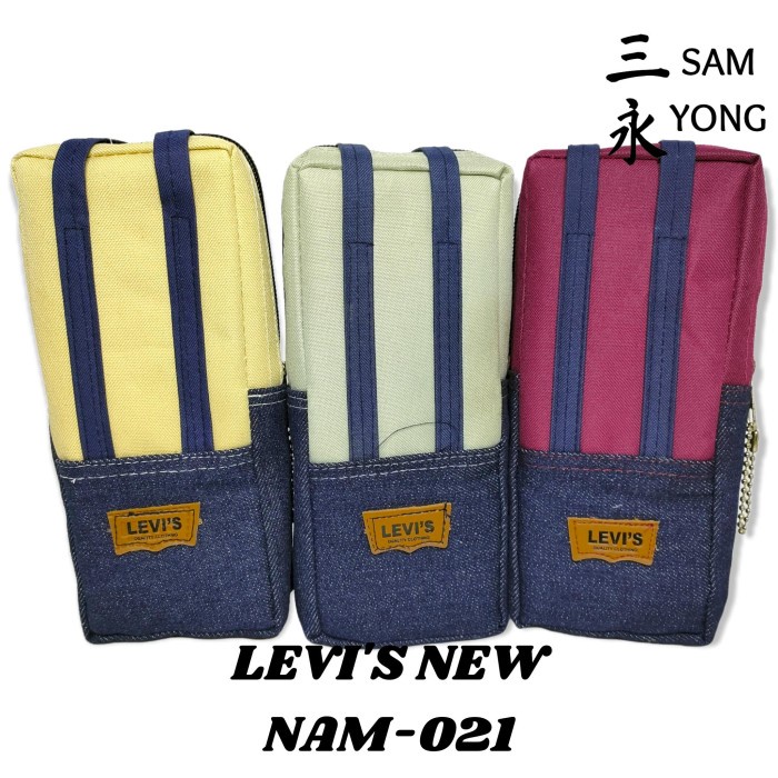 

KOTAK PENSIL AESTHETIC ANAK COWO CEWE TEMPAT PENSIL KAIN LEVI’S NEW