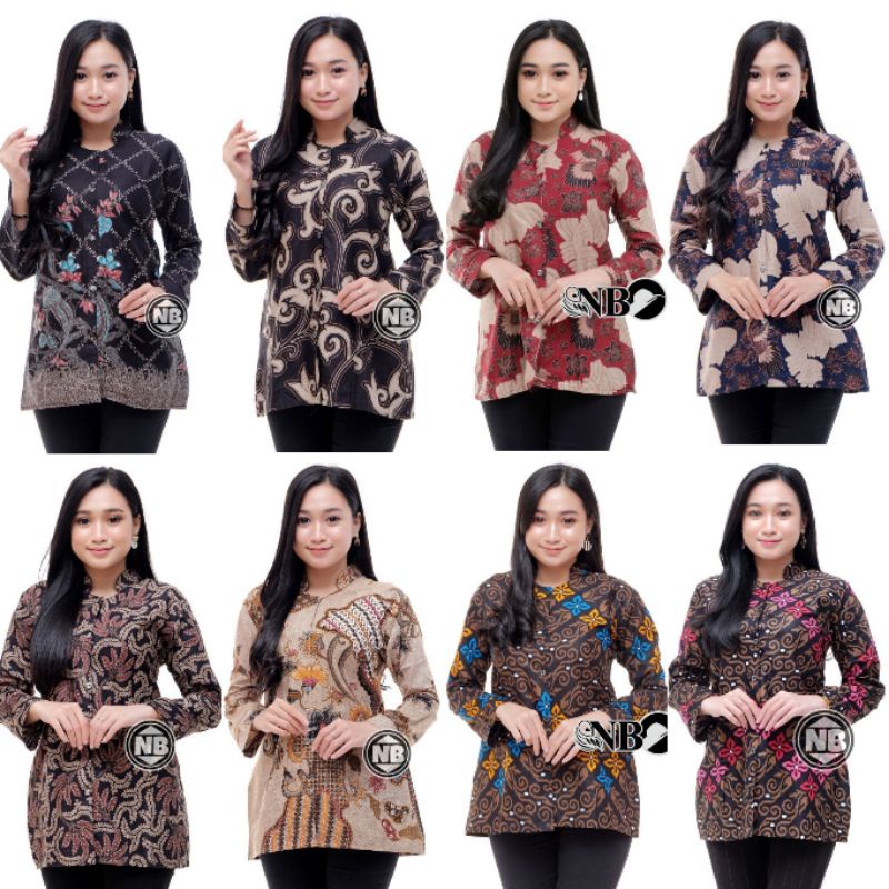 Atasan Batik Dolby Dolbi Dobby Doby Tenun Sutra Tulis Halus Katun ATBM Baron ,Sarombit Atasan