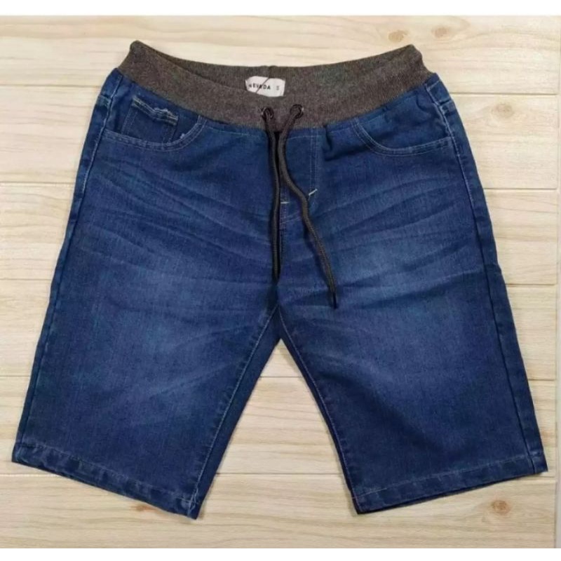 CELANA LEVIS PENDEK DEWASA BAHAN MELAR SIZE 31/34