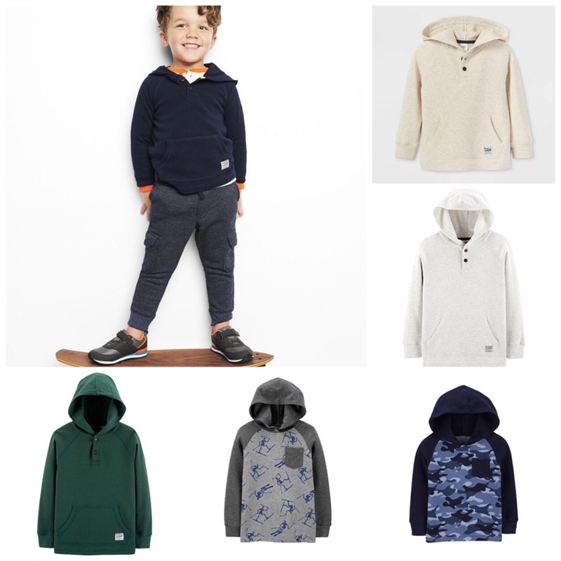 kaos hoodie anak laki-laki Oshkosh