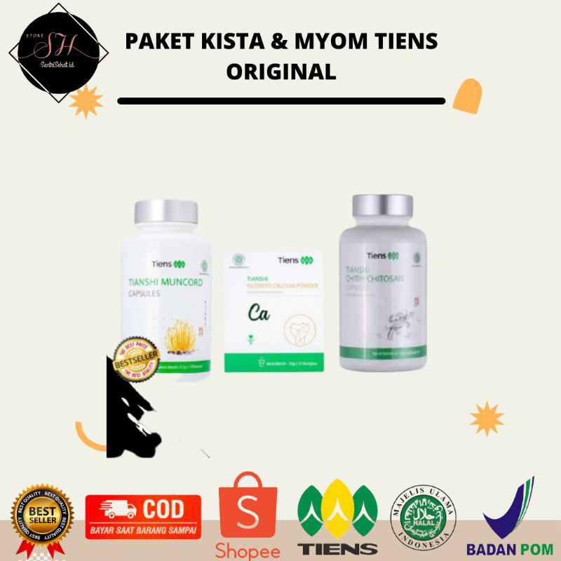 Paket Kista dan Myom Alami Tiens Original Ampuh