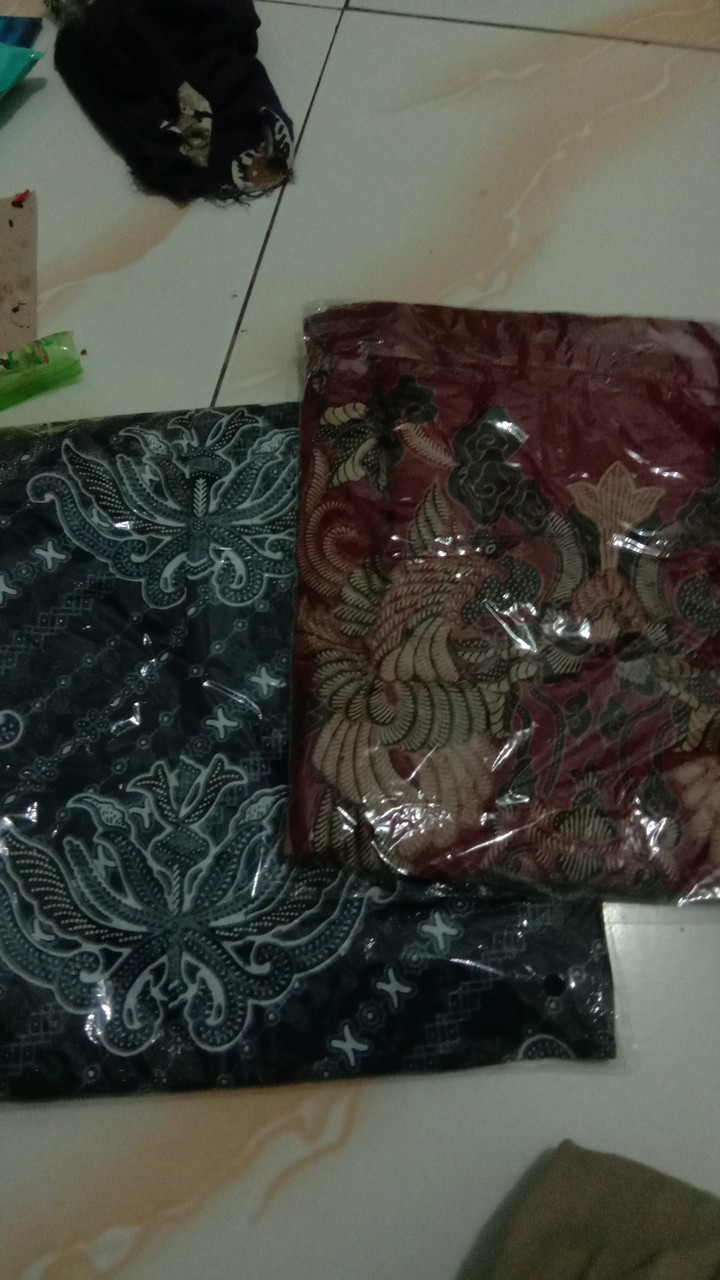 Kemeja Batik Pria Lengan Panjang Regular Size M.l.xl.xxl