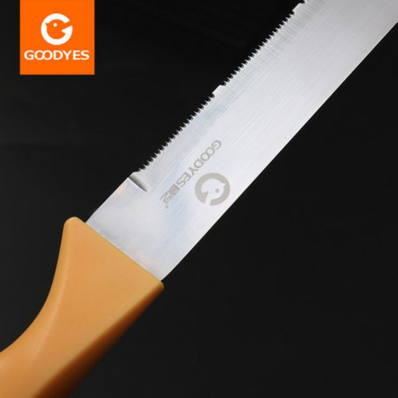 goodyes kitchen baguette bread knife with plastic handle / pisau roti gerigi