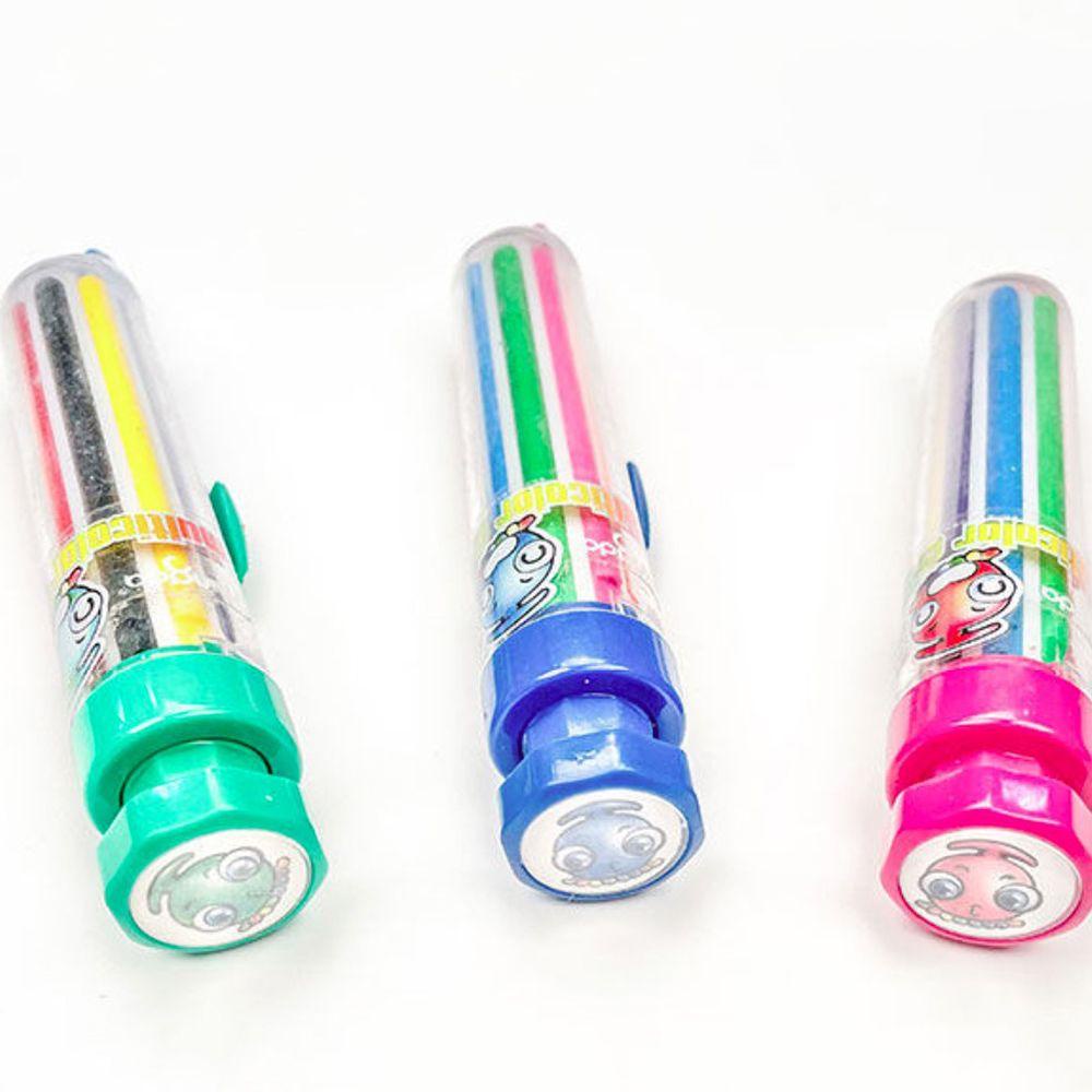 QUINTON Multicolor Crayons Student 8in1 Hadiah Lukisan Pulpen Kantor Sekolah Alat Graffiti Pensil Berwarna