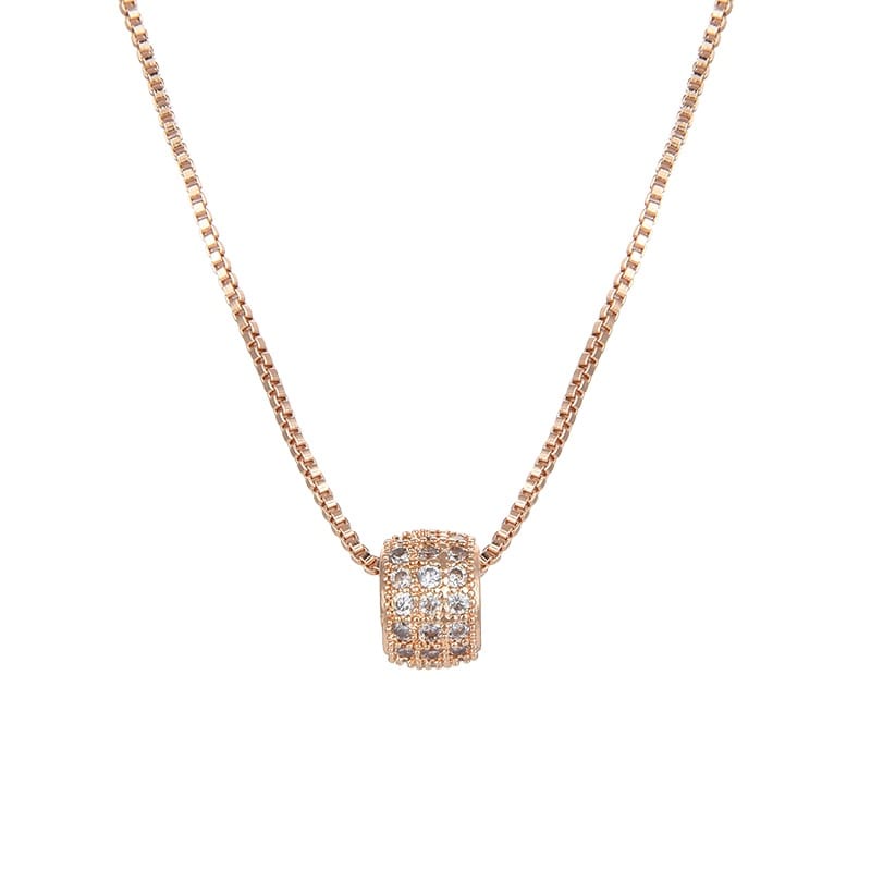Kalung Satu Set Liontin Dewasa Permata Zircon  Perhiasan Imitasi Kalung Wanita Xuping
