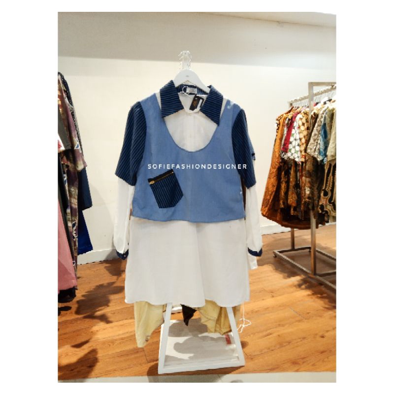 Baju Atasan Kerja Blus Azula by Sofie Fashion Designer