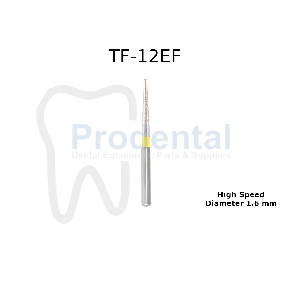 Bur Gigi TF-12EF Unbrand / Bur High Speed Handpiece / Bur Gigi Diamond / Mata Bur Gigi Highspeed