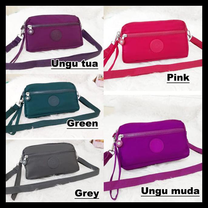 NWIX KP21 DOMPET WANITA/DOMPET PANJANG HP ANDROID KIPLING 4SLET 2TALI - NAVY NIC9