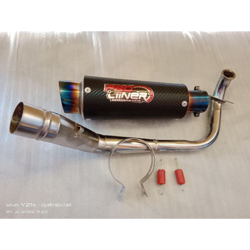 knalpot racing proliner karbon beat,beat pop,beat stret,mio sporty,mio j,mio im3,scoopy&all metic