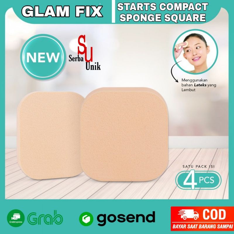 Glam Fix Stars Compact Sponge / Sponge Make Up Glam Fix