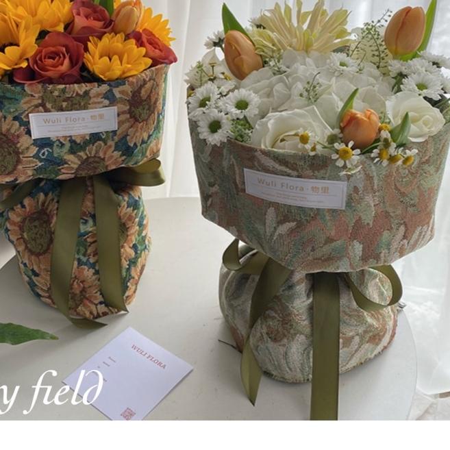 

B0D♟ [50x150cm] YHB kertas bunga kain tenun / Flower wrapping Bagus Dipakai