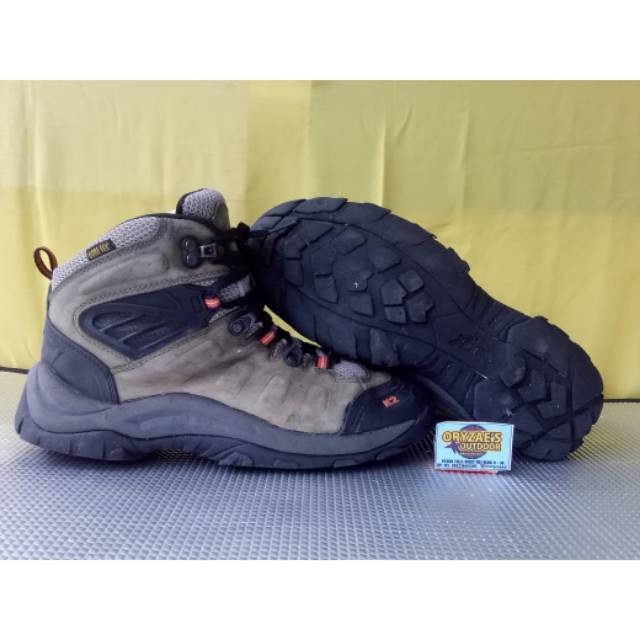 sepatu gunung k2 goretex coklat