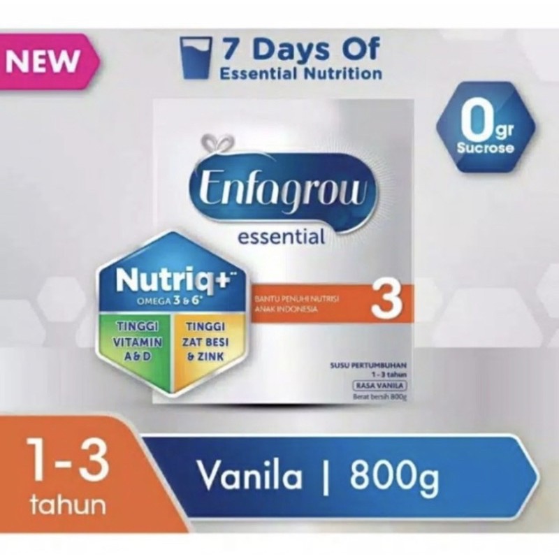 Enfagrow Essential 3+ Vanila  800gr