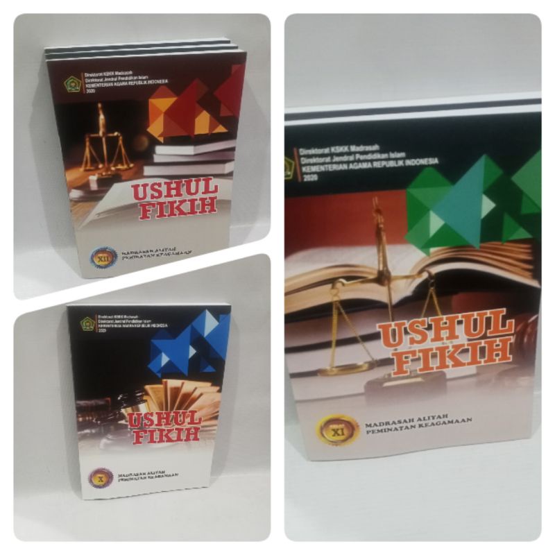 buku Ushul fikih kelas X, XI, XII madrasah Aliyah peminatan keagamaan