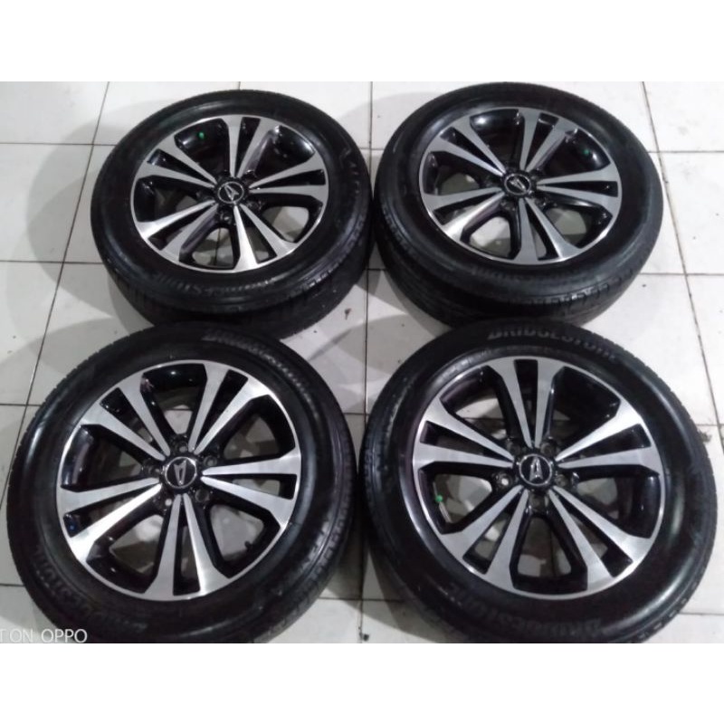 Velg pelek variasi mobil pelek second original Daihatsu new Terios ring 17 + Ban Bridgestone 215 60 