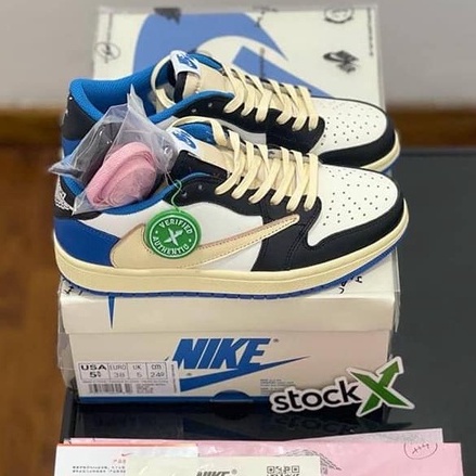 Sepatu Nike_Jordan_Low_Travis_Scott_ Original Leather Sneakers Casual Sport