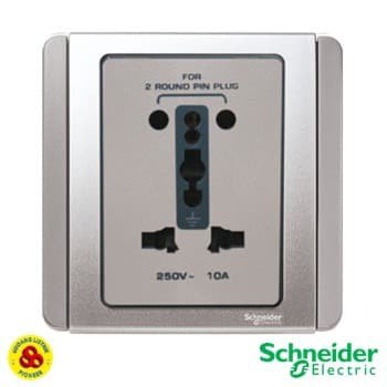 SCHNEIDER STOP KONTAK INTERNASIONAL NEO E3426_10IS EBGS 1G GREY SILVER