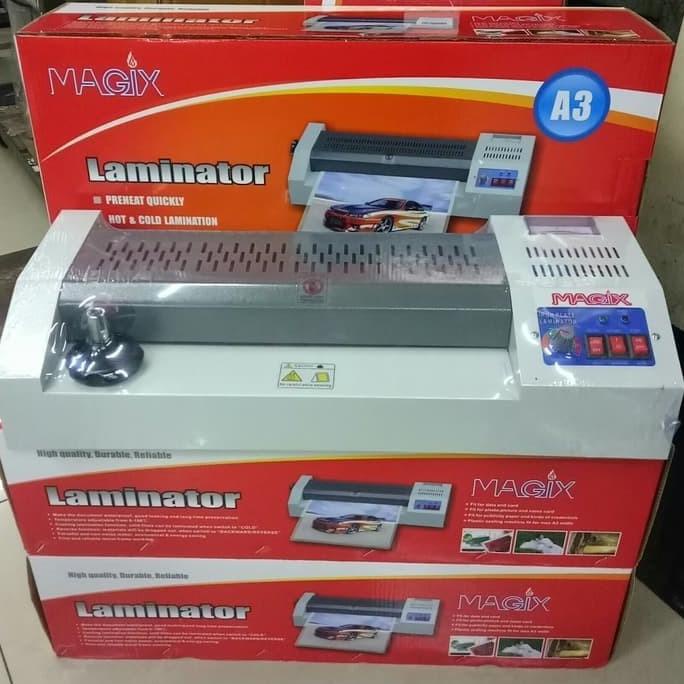 Jual Mesin Laminating A3 Type 330 Magix Laminator Laminasi Doff Glossy