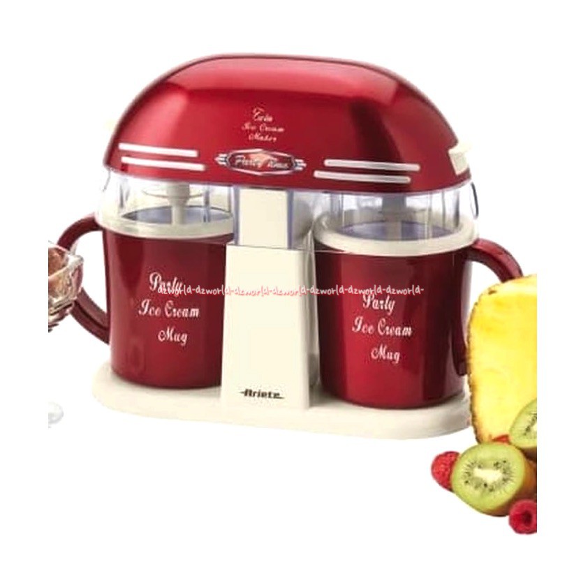 Ariete Mesin Pembuat Es Krim Ariette Ice Cream Maker With Glass