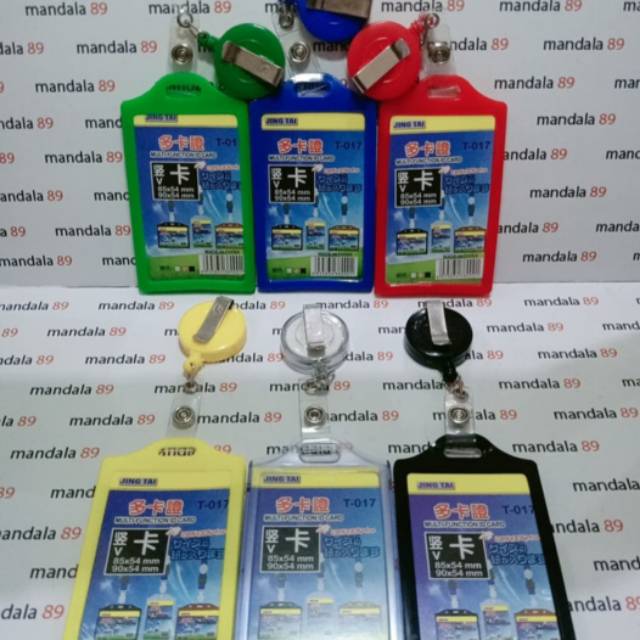 

PAKETAN ID CARD HOLDER 2 SISI & YOYO TARIK