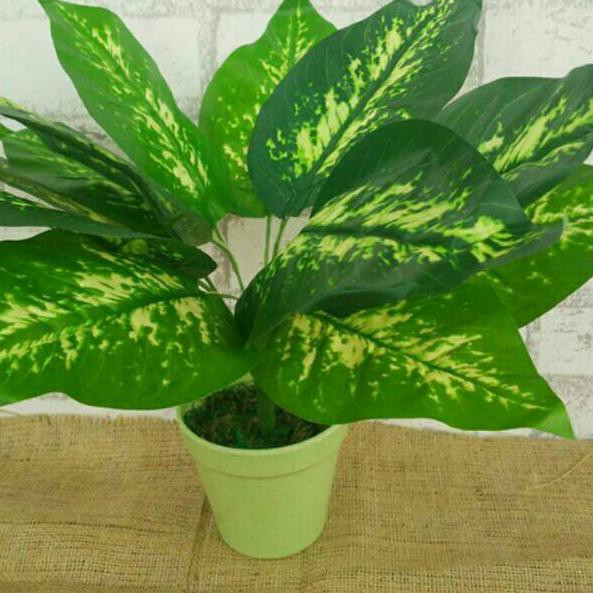 GROSIR_JAKARTA BUNGA DAUN PLASTIK ARTIFICIAL ARTIFISIAL DEKORASI RUMAH SHABBY VINTAGE RUSTIC