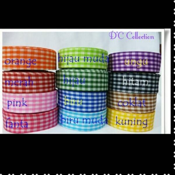 

Buruan!!!-753 Pita Kotak-Kotak 1" (2,5cm)