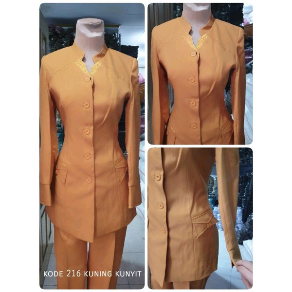 Blazer Batik Wanita Blazer Formal Resmi Blazer Jas Wanita Jas Formal