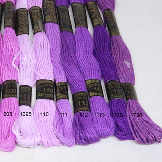 KATALOG - Benang Rajut Sulam / Embroidery Thread Merk Rose - SATUAN - Part 1