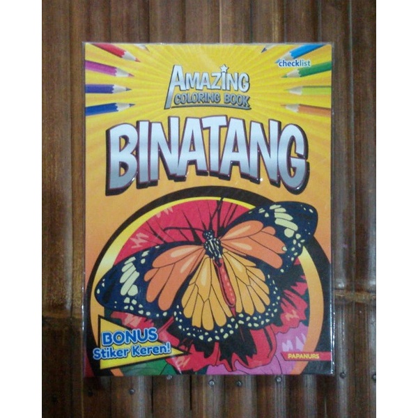 Amazing Coloring Book Binatang - Buku Anak Mewarnai Gambar