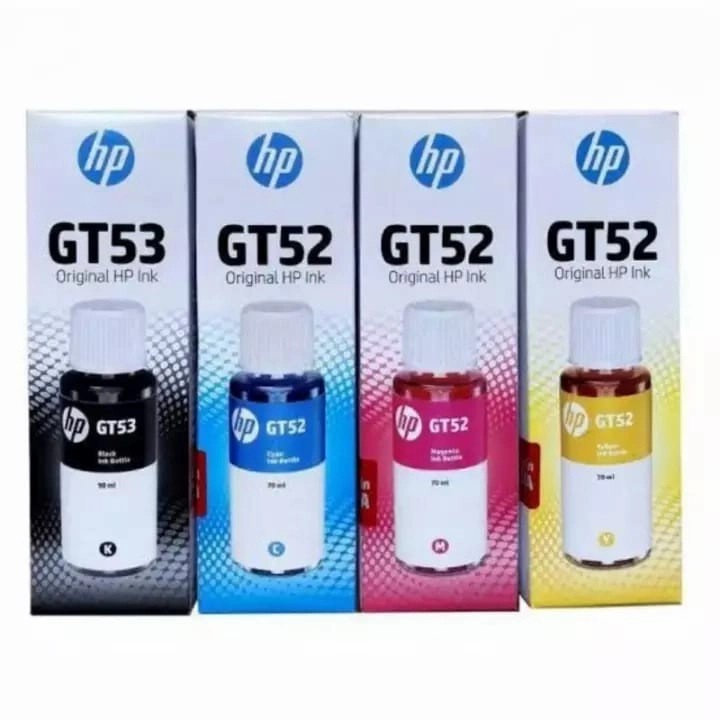 HP Tinta GT53 black+ GT52cmy 1set isi 4warna original