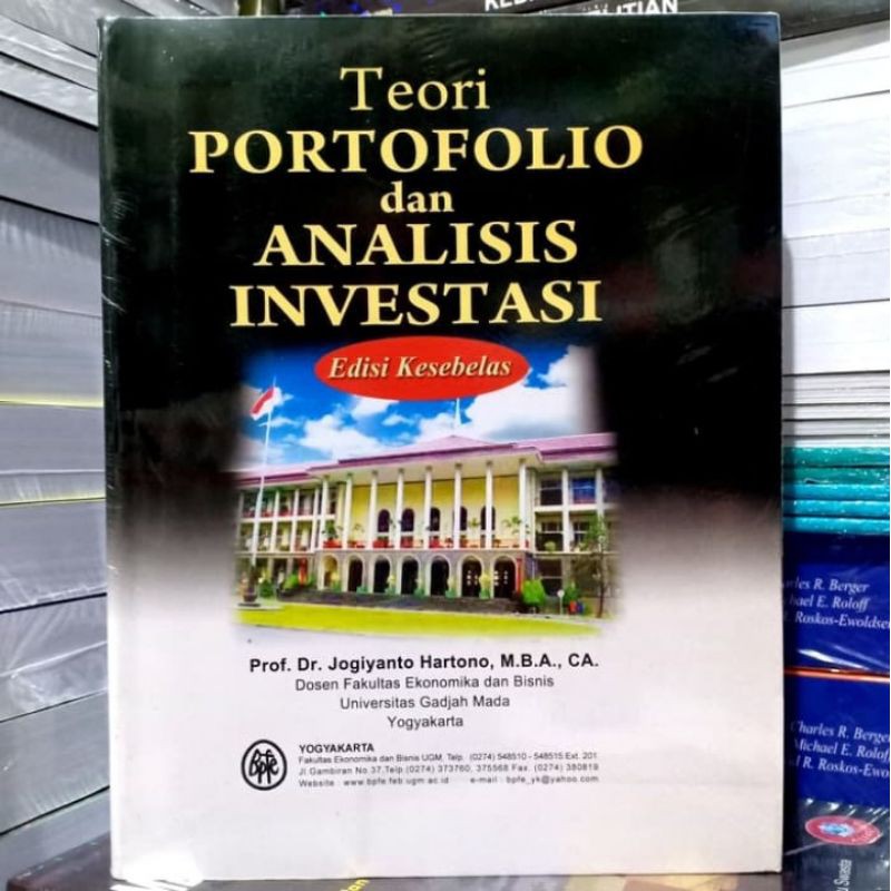 Jual Teori Portofolio Dan Analisis Investasi Edisi 11 Kesebelas By ...